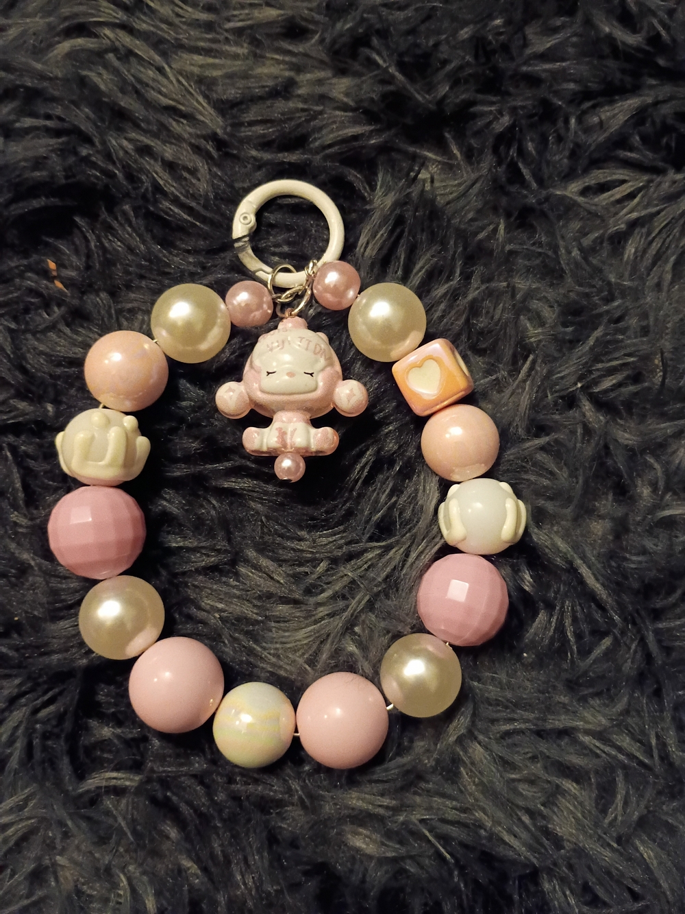 Sanrio Pink Pearl Charm Bracelet